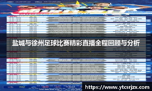 盐城与徐州足球比赛精彩直播全程回顾与分析